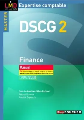 Couverture du produit · FINANCE MASTER 2 DSCG MANUEL (Ancienne édition)