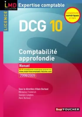 Couverture du produit · Comptabilité approfondie DCG10 : Manuel (Ancienne Edition)