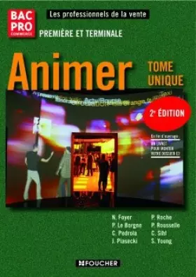 Couverture du produit · Animer 1e Te Bac Pro commerce