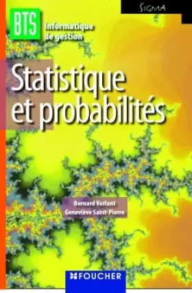 Couverture du produit · Statistique et probabilités BTS Informatique de gestion