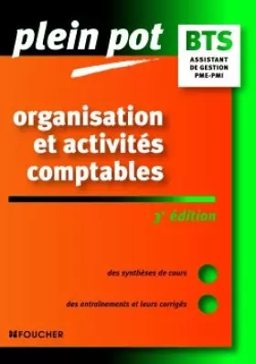 Couverture du produit · Organisation et activités comptables 3e édition