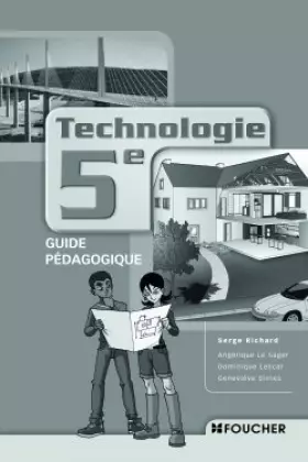 Couverture du produit · Technologie 5e Guide pédagogique