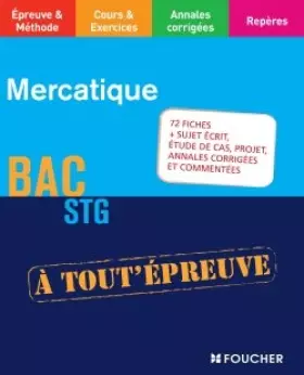Couverture du produit · Mercatique Bac STG