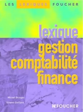 Couverture du produit · Lexique gestion comptabilité finance