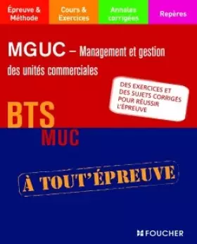 Couverture du produit · Management et gestion des unités commerciales