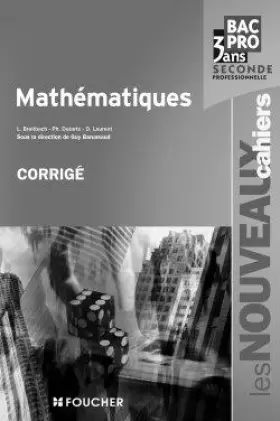 Couverture du produit · Mathématiques - Corrigé