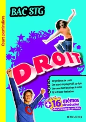 Couverture du produit · Droit Bac STG