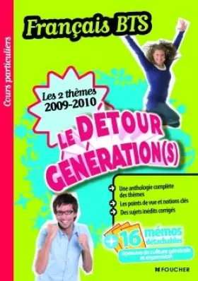 Couverture du produit · Français les 2 thèmes: Le détour génration(s)