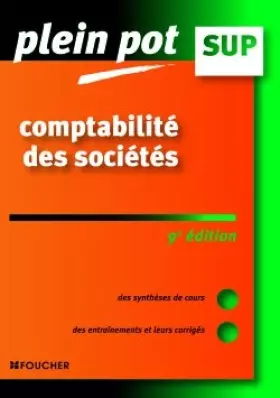Couverture du produit · Comptabilité des sociétés 9e édition