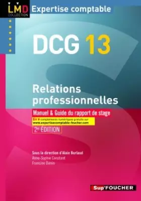 Couverture du produit · DCG 13 Relations professionnelles 2e édition