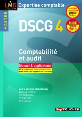Couverture du produit · Comptabilité et audit DSCG 4