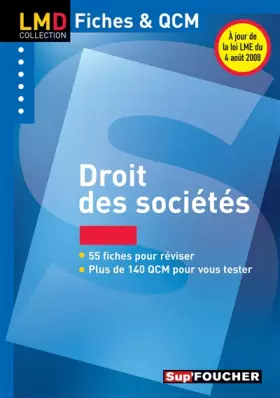 Couverture du produit · Droit des sociétés