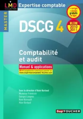 Couverture du produit · DSCG 4 Comptabilité et audit édition 2010-2011