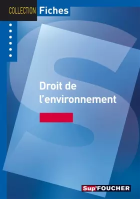 Couverture du produit · Droit de l'environnement
