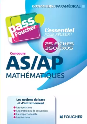 Couverture du produit · Concours AS/AP Mathématiques