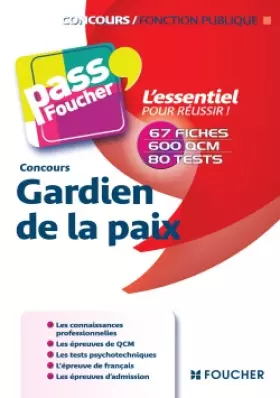 Couverture du produit · Concours Gardien de la paix