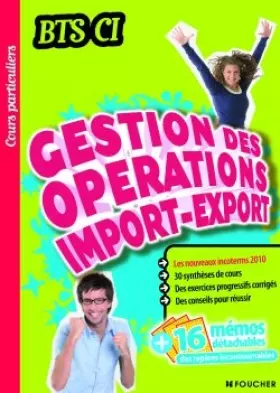 Couverture du produit · Gestion des opérations import-export