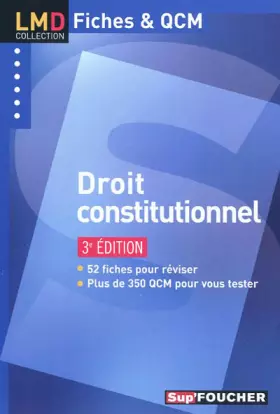 Couverture du produit · Droit constitutionnel 3e édition