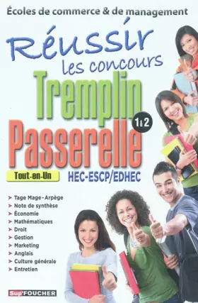 Couverture du produit · Réussir les concours Tremplin - Passerelle 1 & 2