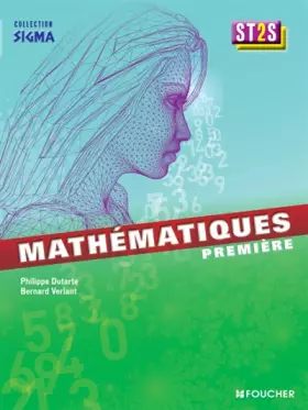 Couverture du produit · Sigma Mathématiques 1re Bac ST2S