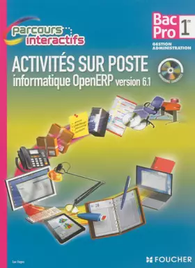 Couverture du produit · Activités sur poste informatique openERP version 6.1. 1re Bac Pro