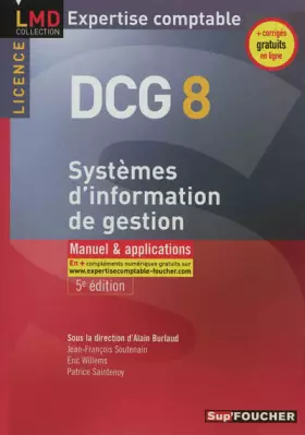 Couverture du produit · DCG 8 - Système d'information de gestion Manuel et applications 5e édition