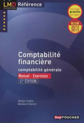 Couverture du produit · Comptabilité financière 17e édition Millésime 2012-2013