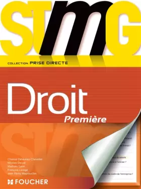 Couverture du produit · Prise directe Droit 1re Bac STMG