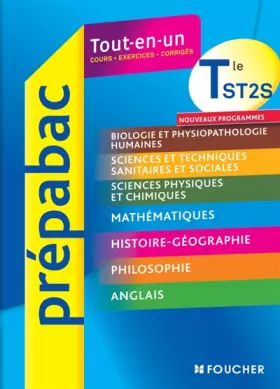 Couverture du produit · PREPABAC - Toute la terminale ST2S