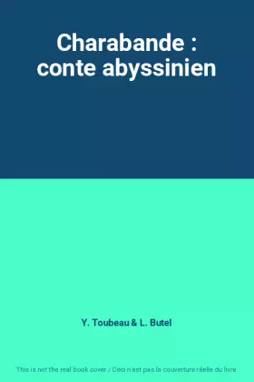 Couverture du produit · Charabande : conte abyssinien