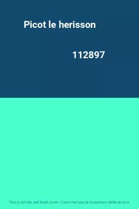 Couverture du produit · Picot le herisson                                                                             112897