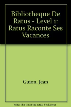 Couverture du produit · Ratus raconte ses vacances