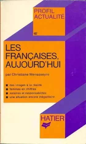 Couverture du produit · Les Françaises aujourd'hui