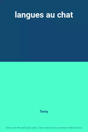 Couverture du produit · langues au chat