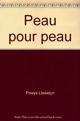 Couverture du produit · Peau pour peau