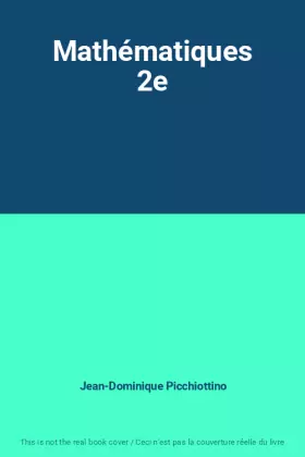 Couverture du produit · Mathématiques 2e
