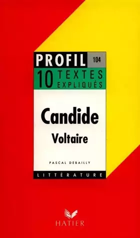Couverture du produit · Candide, textes expliqués