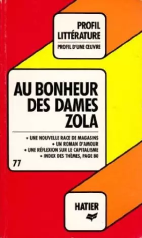 Couverture du produit · Au bonheur des dames, Zola