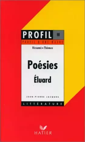 Couverture du produit · Poésies
