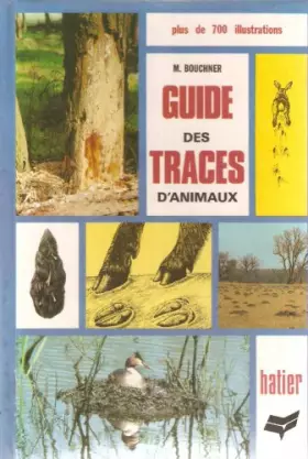 Couverture du produit · Guide des traces d'animaux