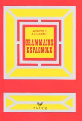 Couverture du produit · Grammaire espagnole
