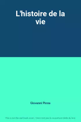 Couverture du produit · L'histoire de la vie