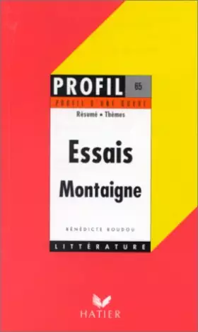 Couverture du produit · Essais