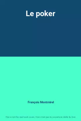 Couverture du produit · Le poker