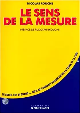 Couverture du produit · Le Sens de la mesure