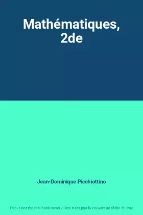 Couverture du produit · Mathématiques, 2de
