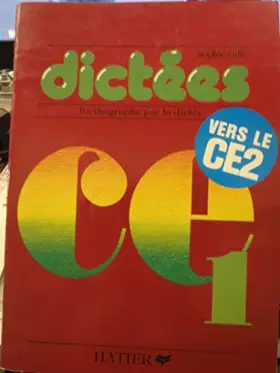Couverture du produit · Dictées C.E. 1