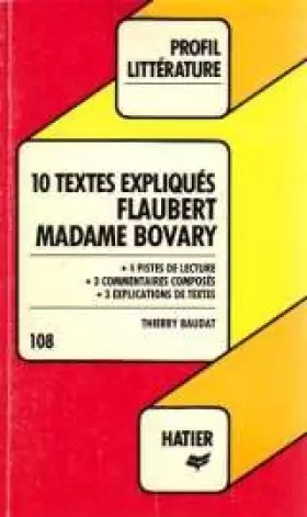 Couverture du produit · MADAME BOVARY, GUSTAVE FLAUBERT