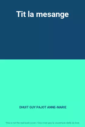 Couverture du produit · Tit la mesange