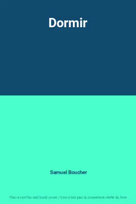 Couverture du produit · Dormir